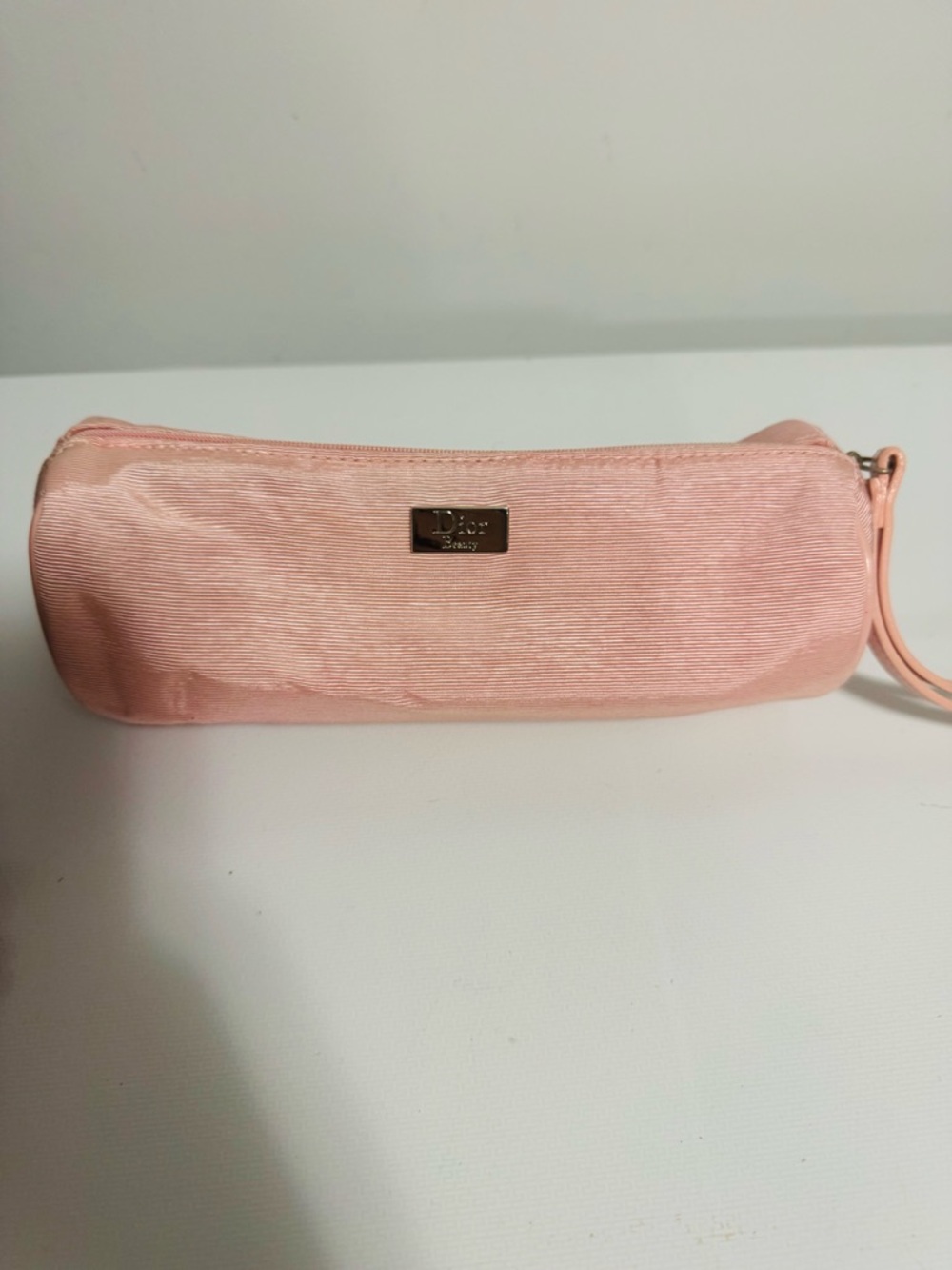 Dior Pink Satin Cosmetic Case